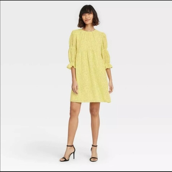 WHO WHAT WEAR Yellow Dress - Picture 2 of 9